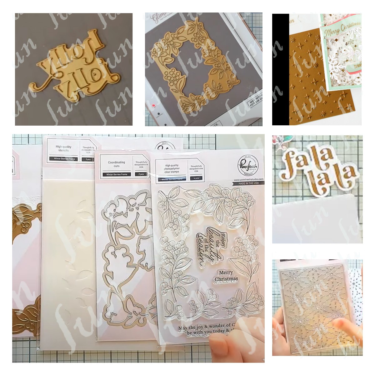 Kraft Box Candle - Placas de lámina caliente de Navidad,
