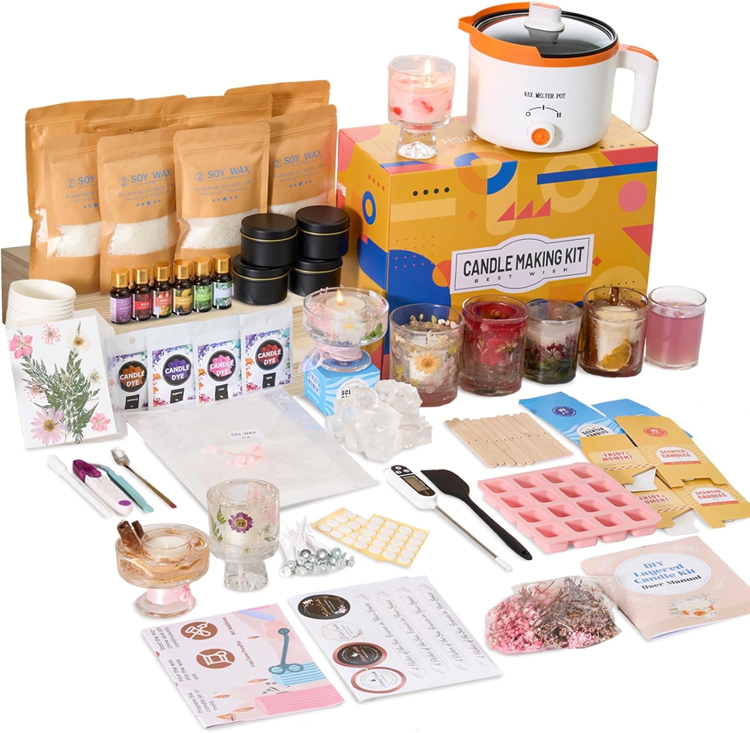 Candle Making For Beginners - Kit 2 en 1 para Hacer