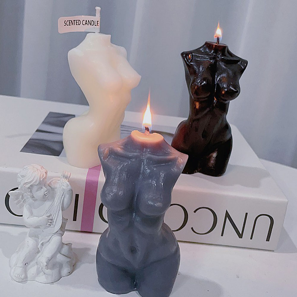 Paraffin Candle Wax - Vela Aromática con Forma de Torso