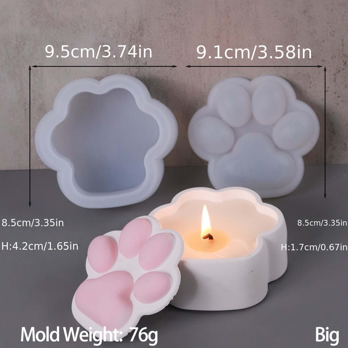 Caja de almacenamiento de garr - Kraft Box Candle reseña y precio