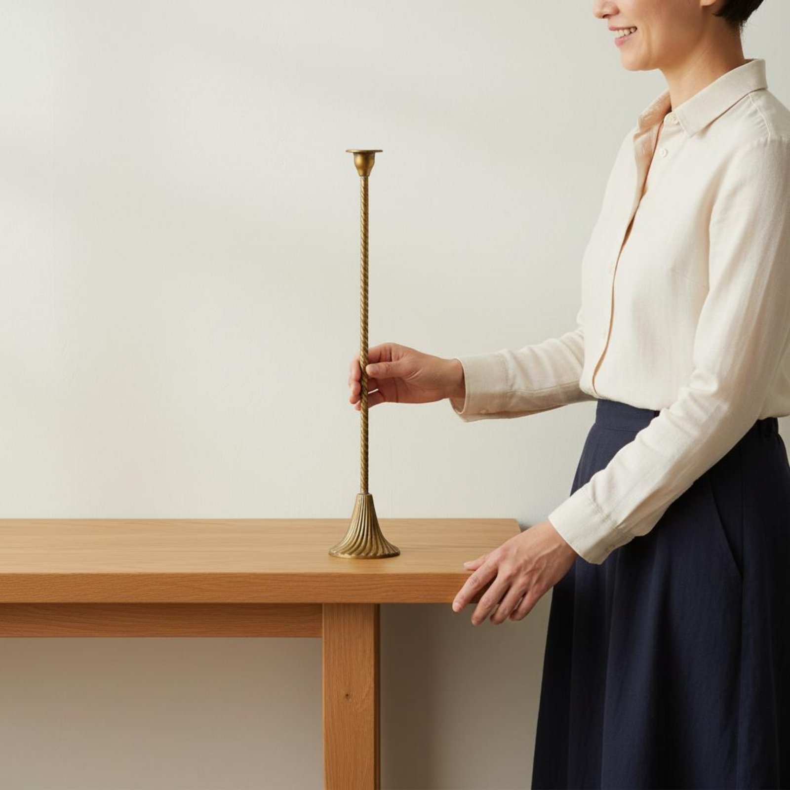 Candelabro Dorado Trenzado con - Paraffin Candle Wax reseña y precio