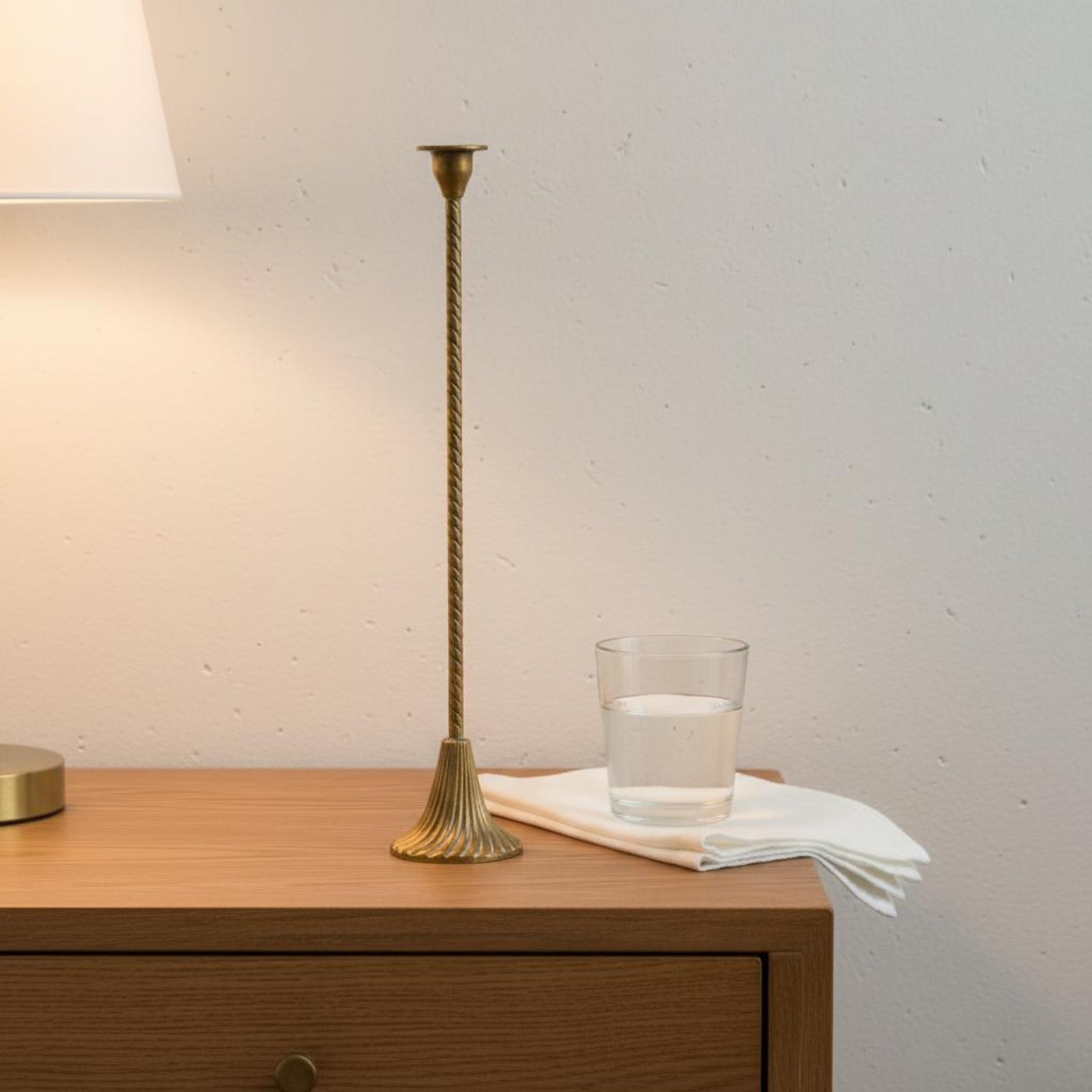 Candelabro Dorado Trenzado con - Paraffin Candle Wax reseña y precio