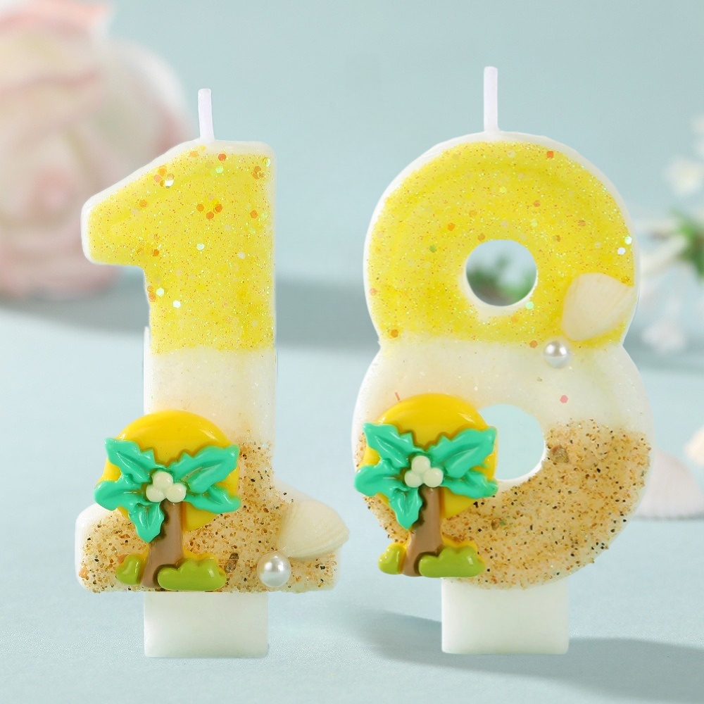 Nueva Vela de Pastel con Númer - Paraffin Candle Wax reseña y precio