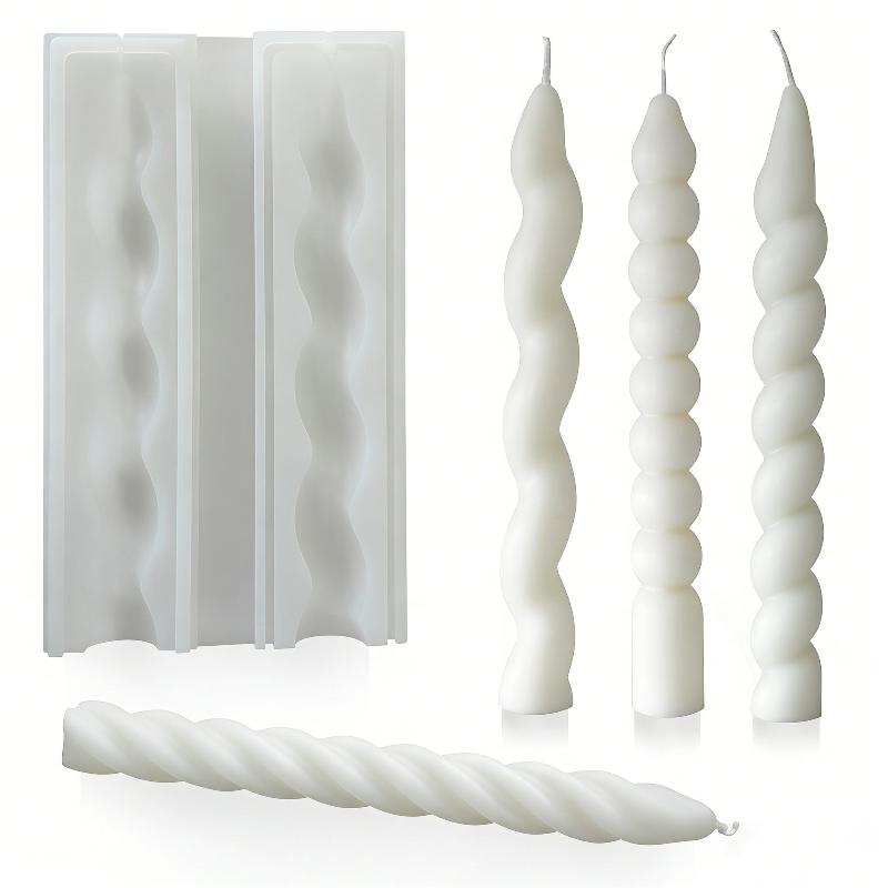 Molde de silicona en espiral l - Candle Making Wax Melter reseña y precio