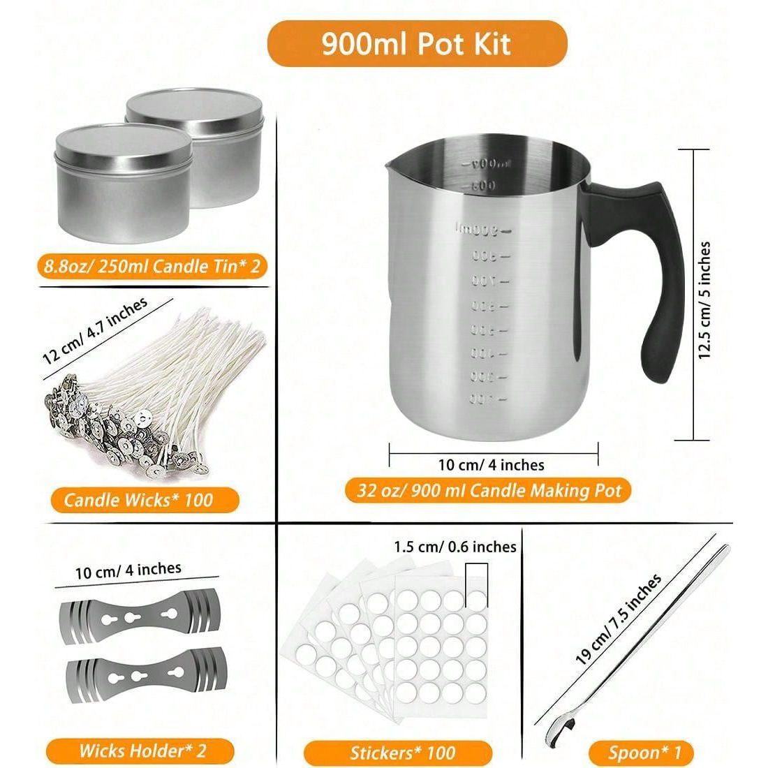 Glintmos Kit de inicio para ha - Candle Making For Beginners reseña y precio