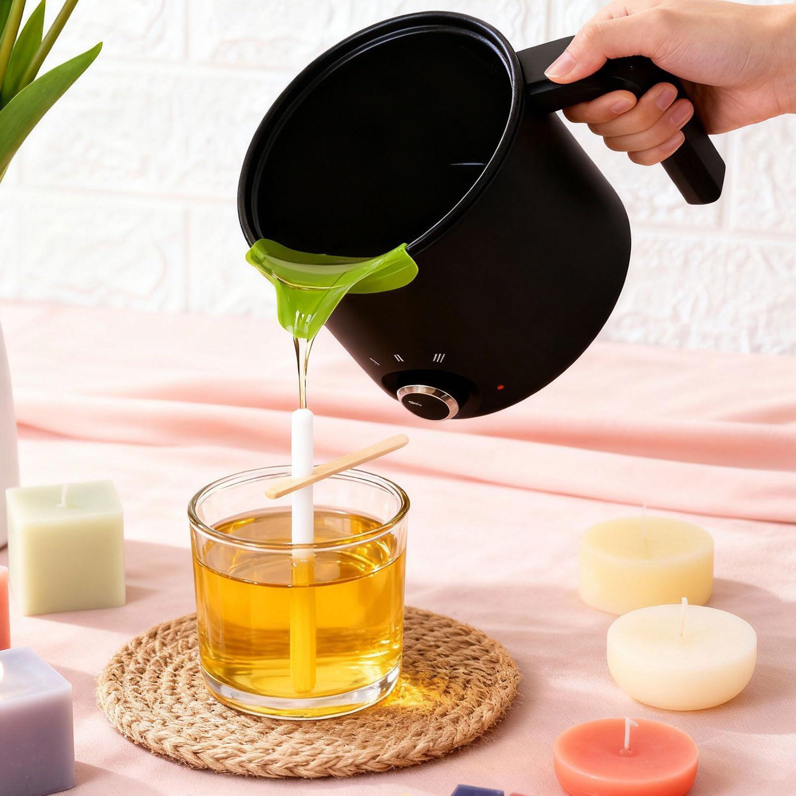 Olla para Derretir Cera de 1.5 - Candle Making Temperature reseña y precio