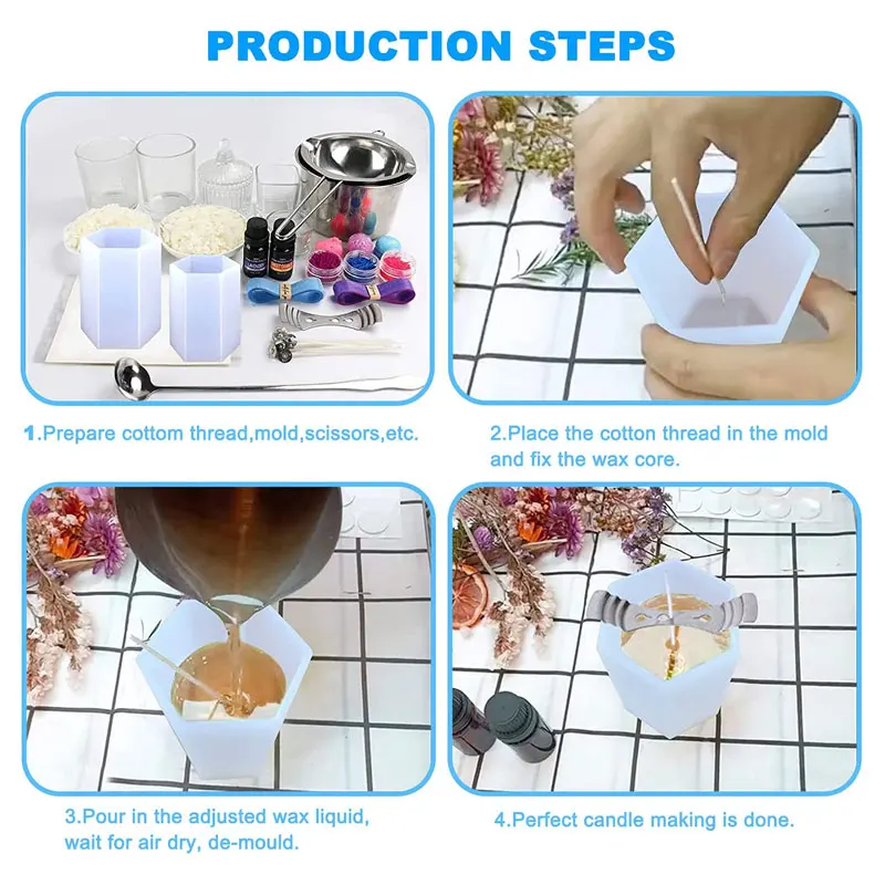 Moldes cilíndricos de silicona - Candle Making Wax Melter reseña y precio
