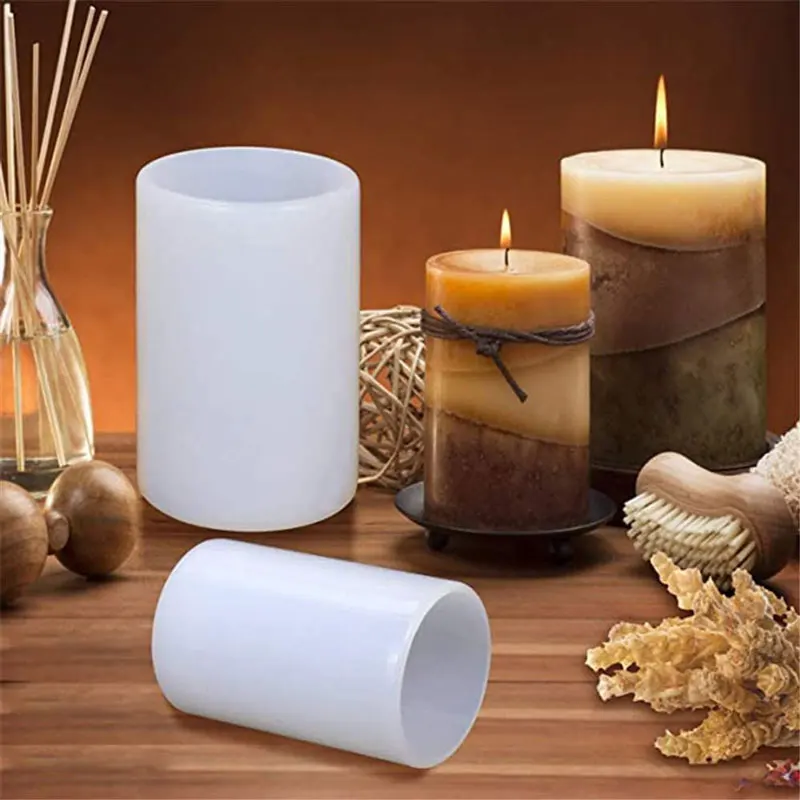 Moldes cilíndricos de silicona - Candle Making Wax Melter reseña y precio