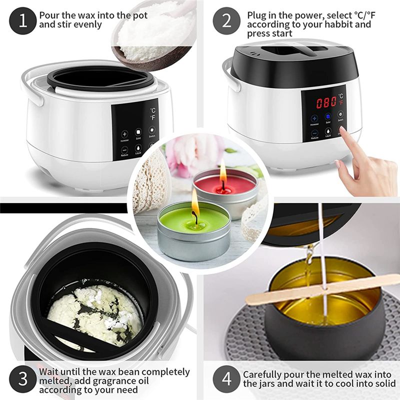 Olla para derretir cera para h - Candle Making For Beginners reseña y precio