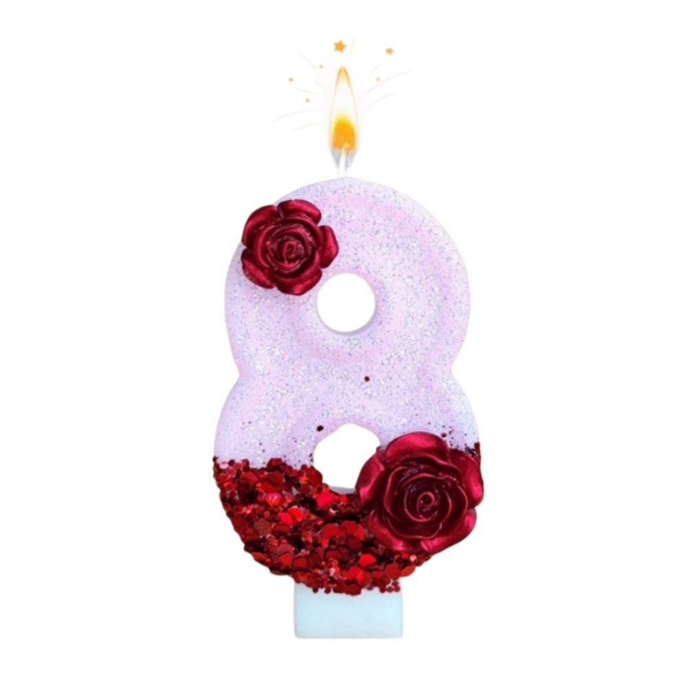 Vela de Cumpleaños con Número  - Paraffin Candle Wax reseña y precio