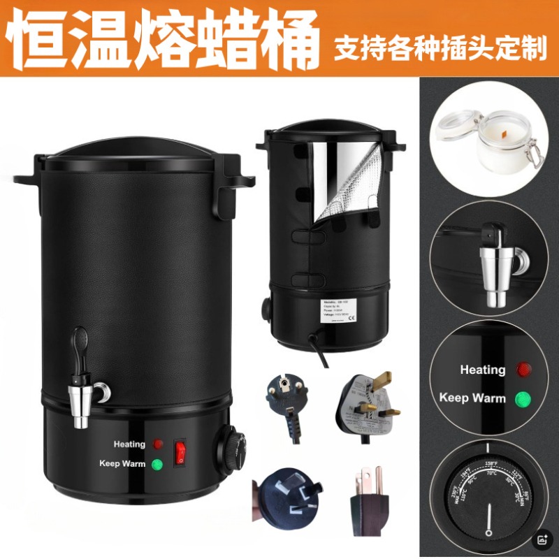 Olla eléctrica para derretir c - Candle Making Temperature reseña y precio