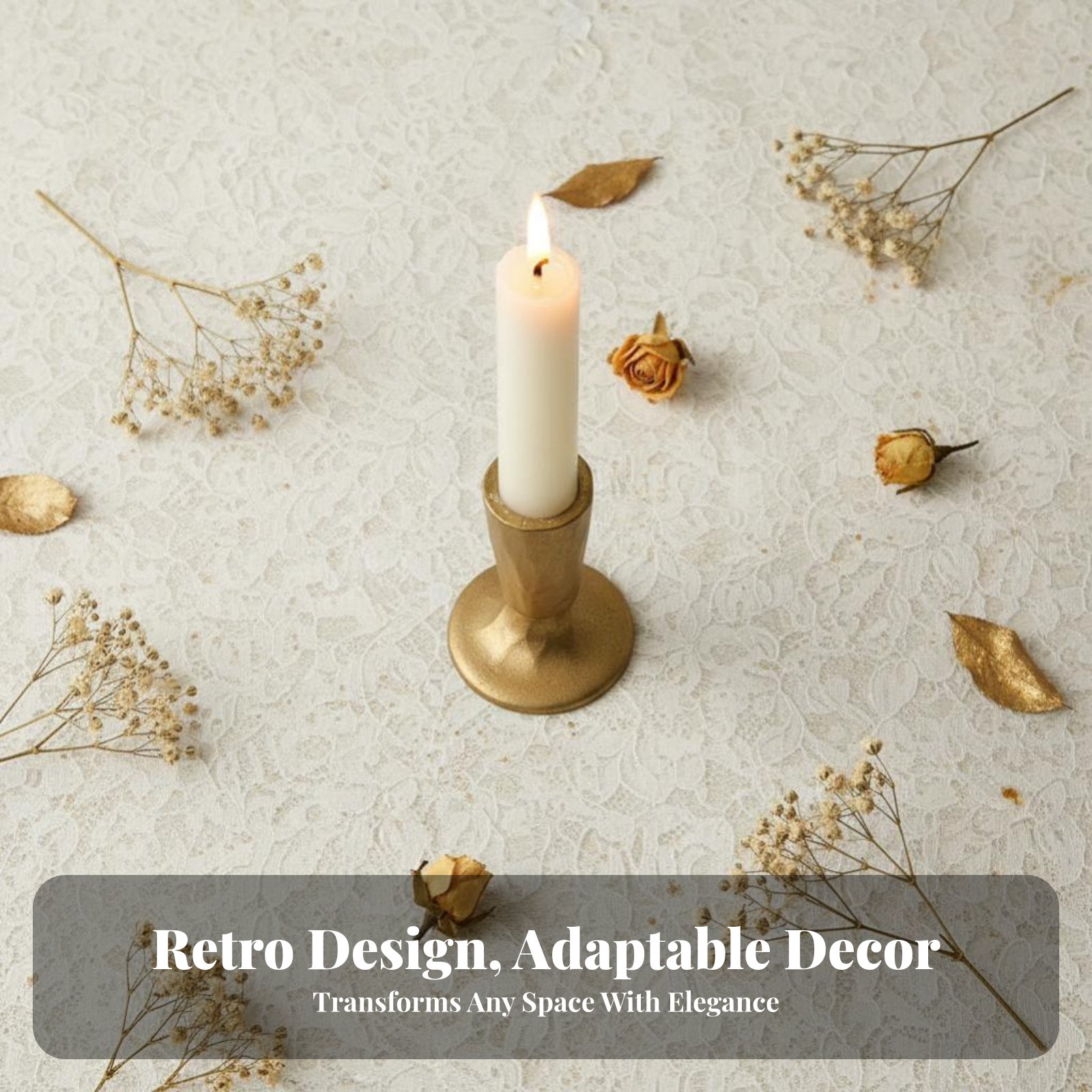 Candelabro de Hierro Fundido D - Paraffin Candle Wax reseña y precio