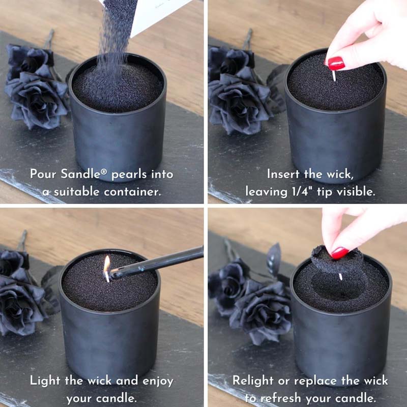 Arena Negra para Velas con Mec - Candle Making Wax Melter reseña y precio